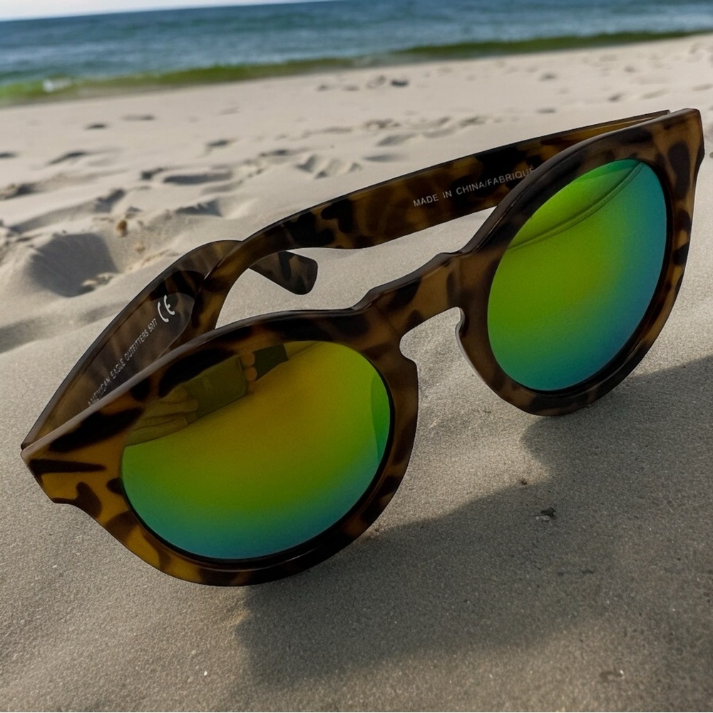 💖 Tortoise Shell Mirrored Sunglasses • Beachy Chic 💖